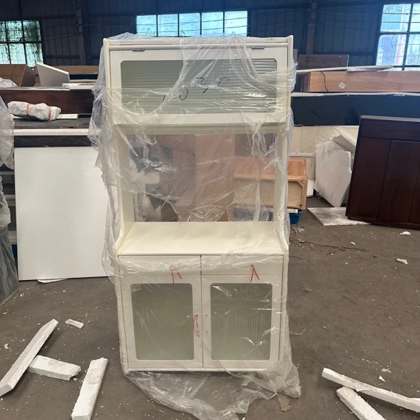 【清仓】全实木餐边柜高柜一体靠墙客厅收纳柜家用厨房置物架储物柜