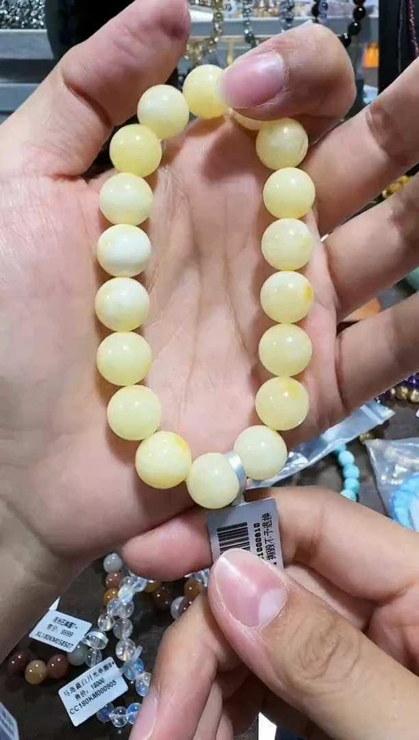 【闪购商品】蜜蜡手链未镶嵌Y0791  约11mm