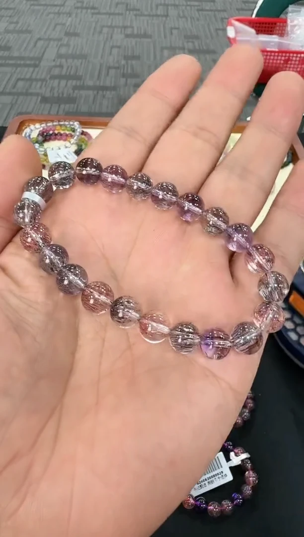 【闪购商品】水晶手链未镶嵌匝1363   8mm多样性发一件