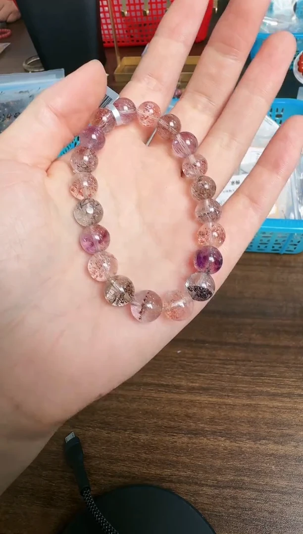 【闪购商品】水晶手链未镶嵌X1713约9mm