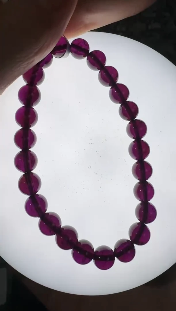 【闪购商品】石榴石手链未镶嵌X1007约7mm