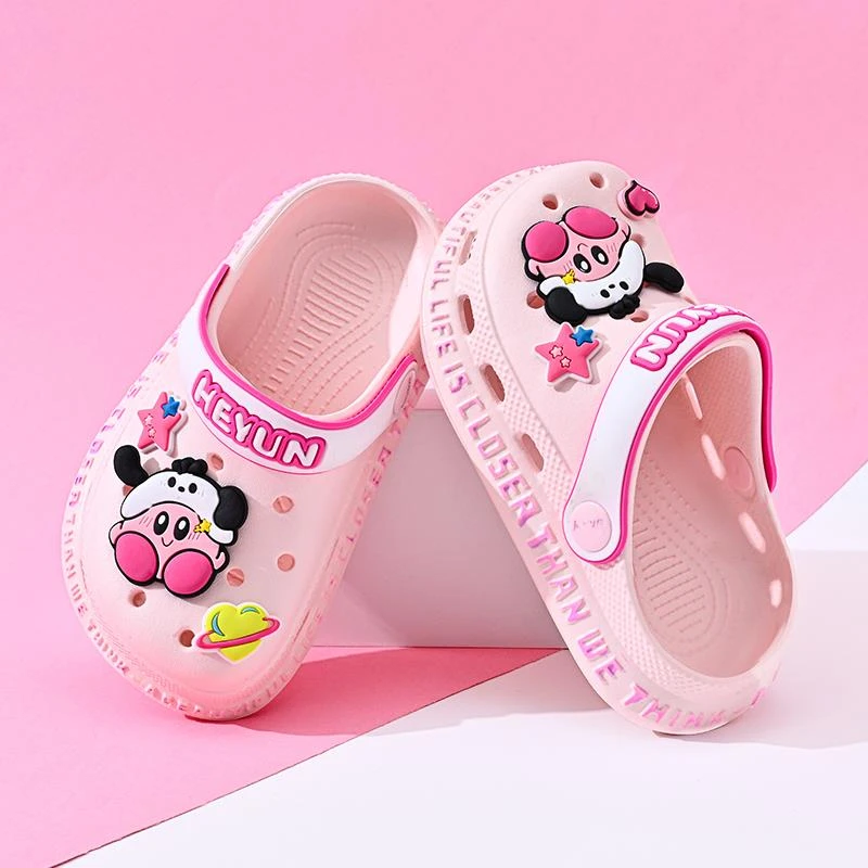 儿童洞洞鞋女童凉拖鞋2025新款星姿卡比防滑中大童宝宝外穿沙滩鞋