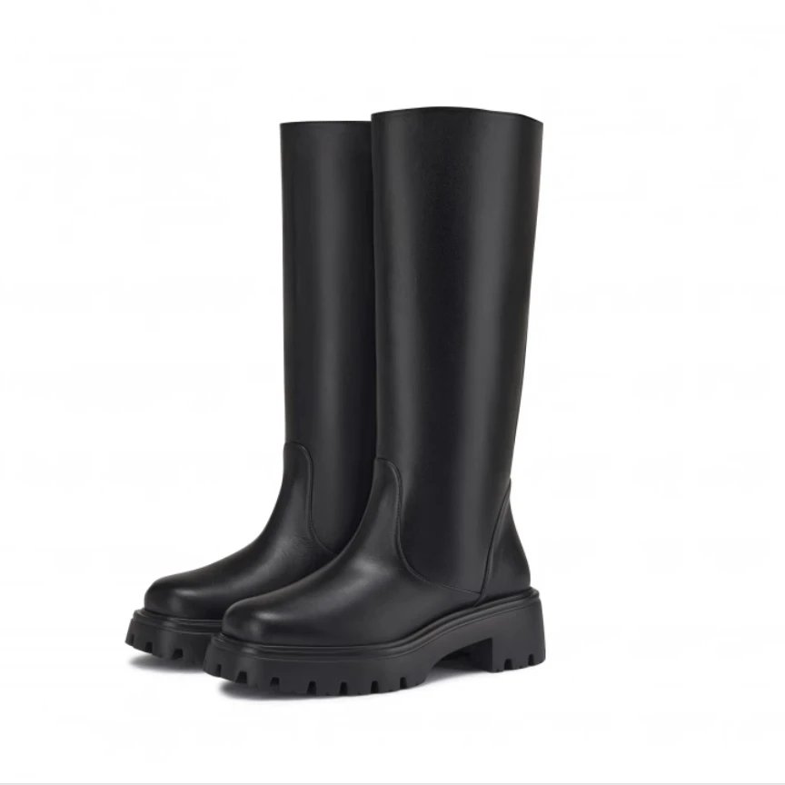 【SW哈尔滨卓展】SW EMERSON BOOT 方头厚底及膝靴骑士靴长筒靴女