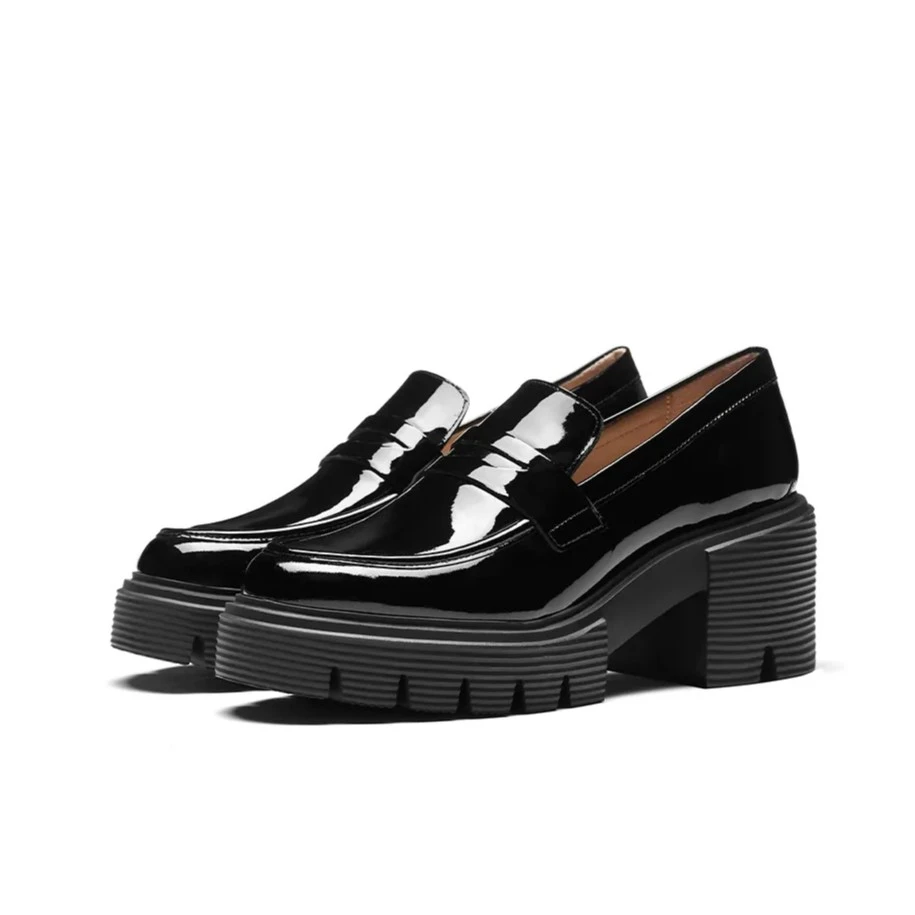 【苏州美罗】SOHO LOAFER黑漆皮乐福鞋