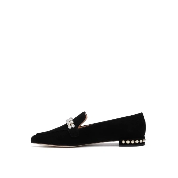 【沈阳赛特奥莱】Stuart Weitzman/SW JOELLE PEARL LOAFER乐福鞋