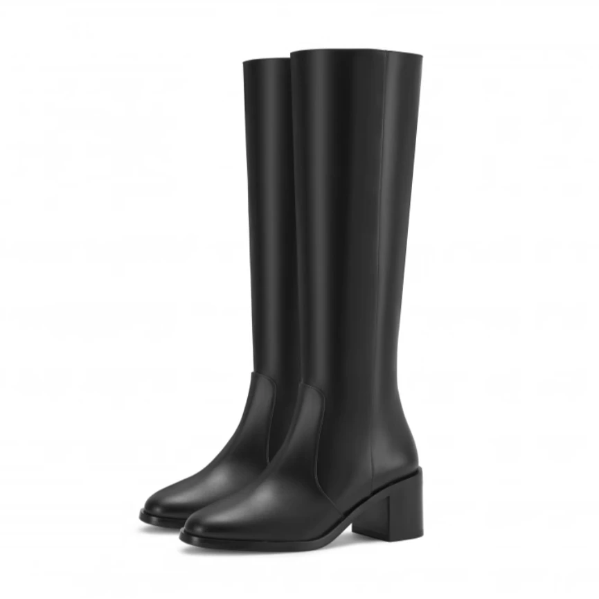 StuartWeitzman【商场同款】SW ESME ZIP BOOT 侧拉链高跟长筒靴