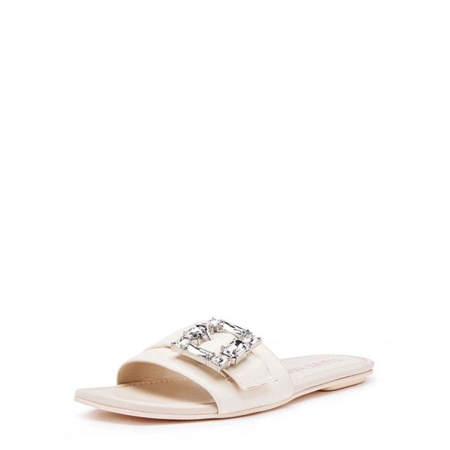 StuartWeitzman【商场同款】SW SAINT TROPEZ FLAT SLIDE 休闲凉鞋