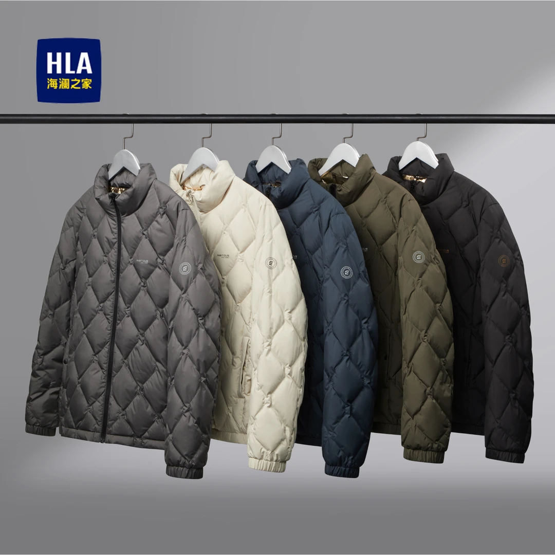 海澜之家男士羽绒服保暖外套白鸭绒轻薄保暖休闲加绒冬季男装百搭