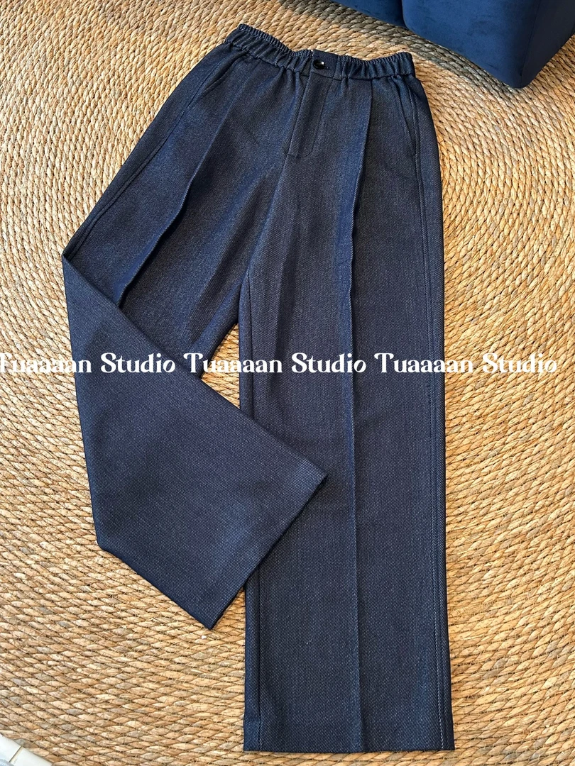 【清仓】TUAAAAN“自在松弛”休闲显瘦百搭日常宽松微拖地休闲裤