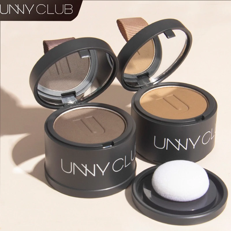 unny发际线粉补发阴影粉填充修容发际线鼻影遮发正品挡发缝黑色