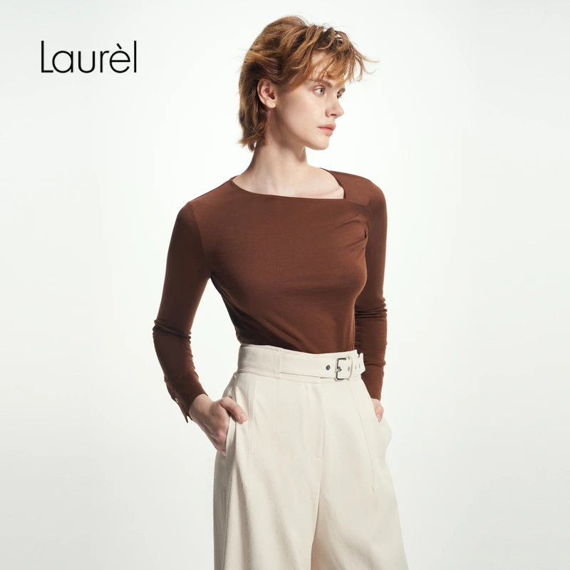 【绵羊毛】Laurel早秋新款羊毛针织衫女LWD353Z00100