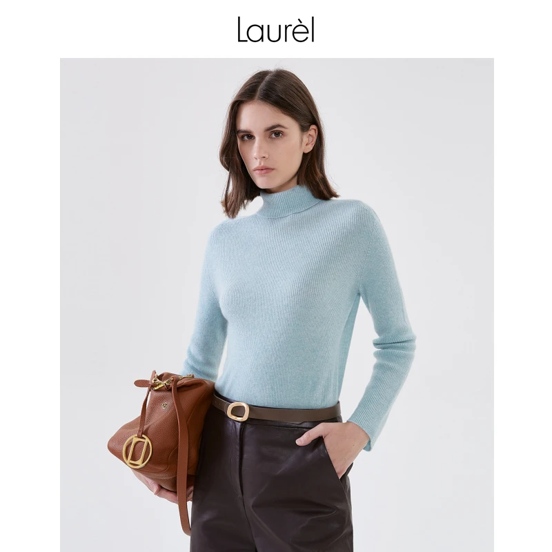 Laurel秋冬时尚洋气修身打底毛针织衫女LWD333M01100