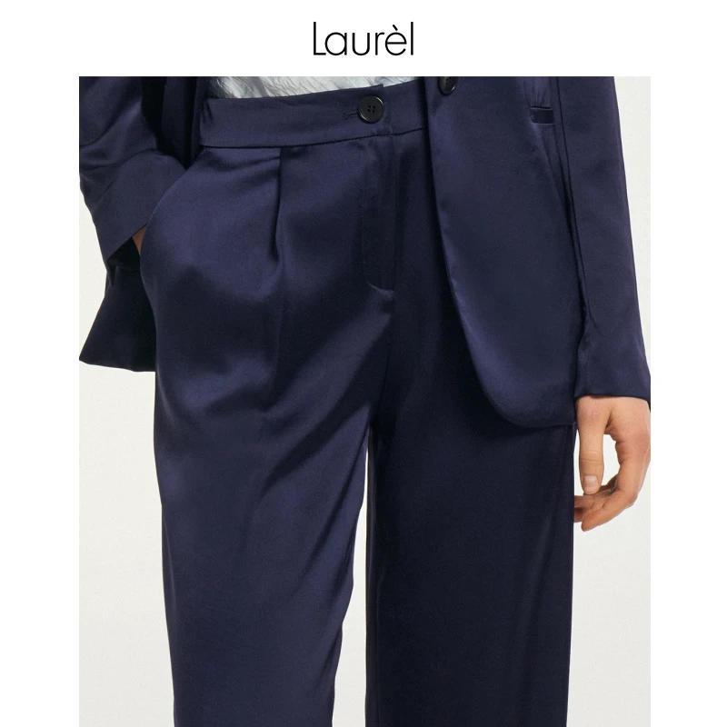 Laurel春夏垂感舒适简约通勤西装裤女LWD335K60600