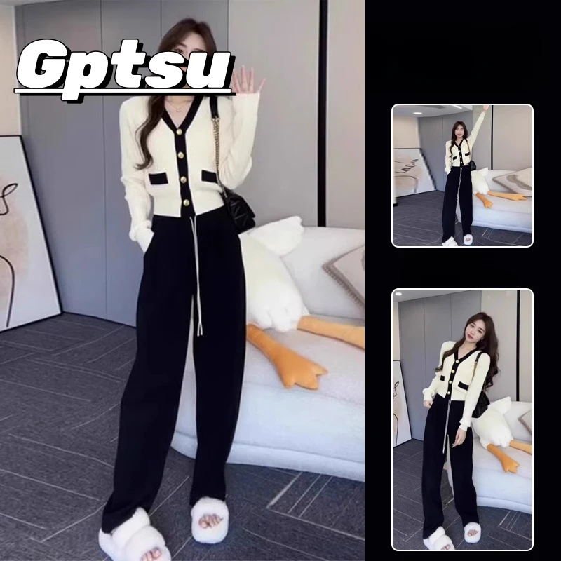 GPTSu早秋季2025新款时尚套装高级感流行气质穿搭小香风两件套女