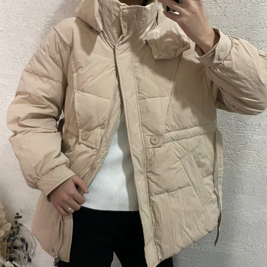 【 雨•美 推荐 】6806粉色韩系百搭两扣抽绳外套