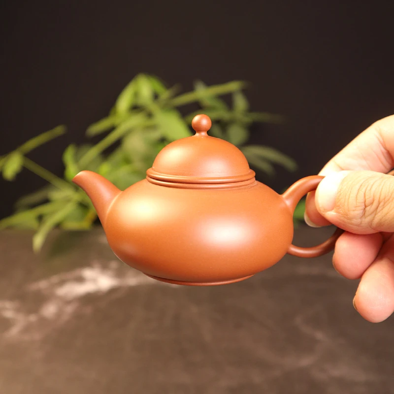 潮州手拉壶邱桂彪仿古壶全手工制陶瓷纯手工高档茶具形