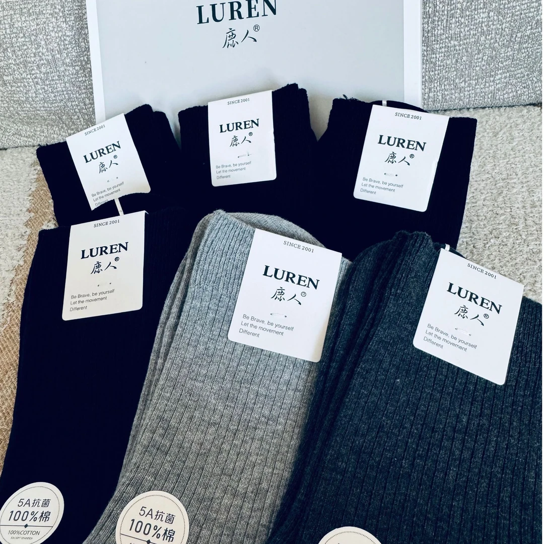 49  100%棉！鹿人百棉男女袜子！休闲脚底舒服心情舒畅！就是得劲儿！