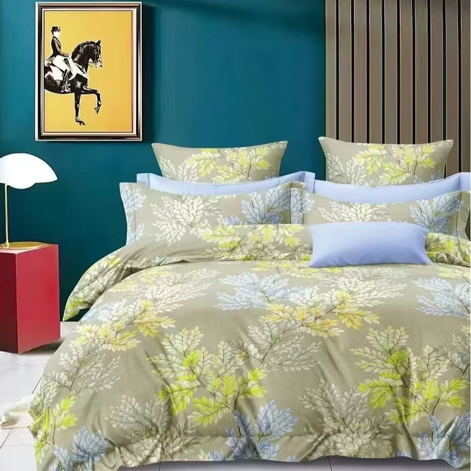 加密亲肤柔软斜纹面料-花枝招展