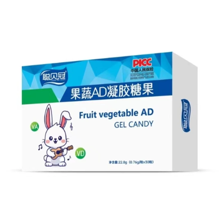 【聪贝冠】聪贝冠果蔬AD凝胶糖果22.8克