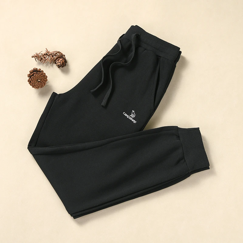 千折鹤卫裤男秋新款束脚宽松抽绳男士运动裤秋季新款潮牌休闲长裤