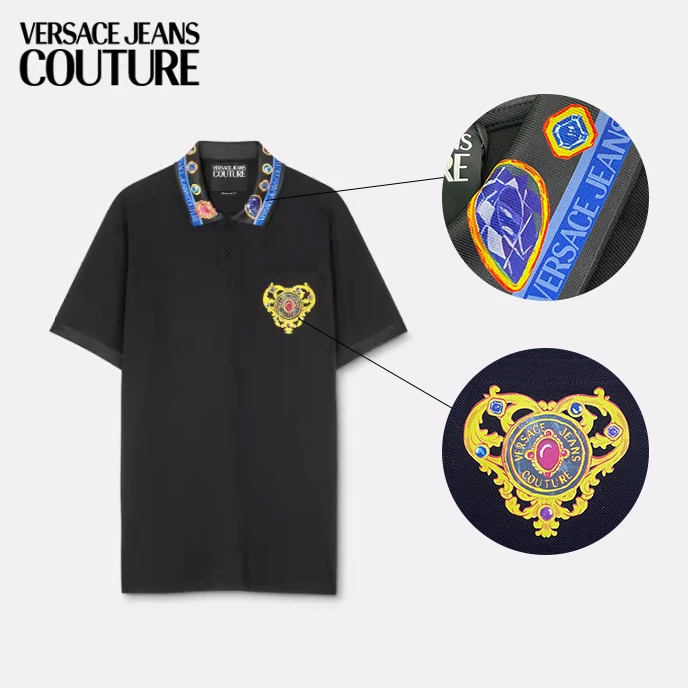 VERSACE JEANS COUTURE Heart Couture Polo衫