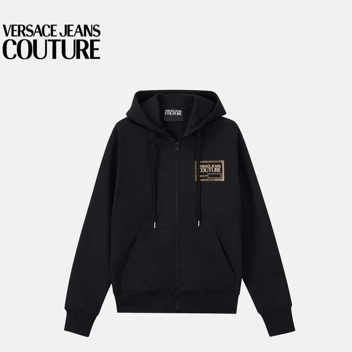 【折扣甄选】VERSACE JEANS COUTURE 简约拉链卫衣外套
