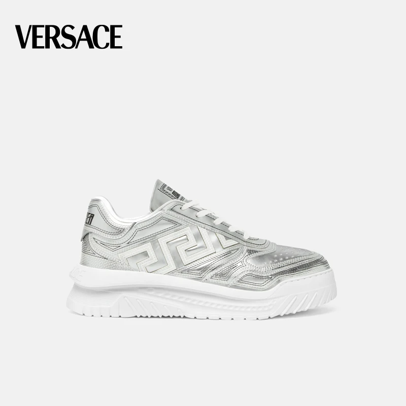 【折扣甄选】VERSACE/范思哲 男士金属色Greca Odissea运动鞋