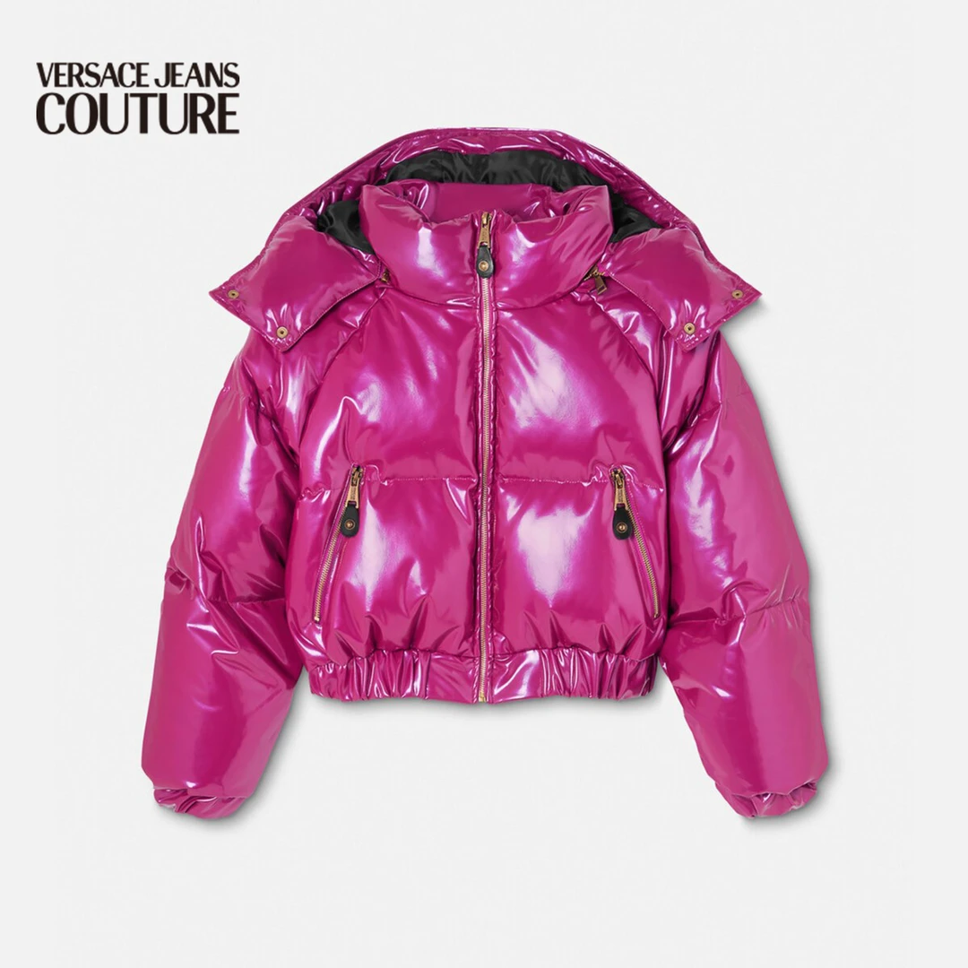 VERSACE JEANS COUTURE 女士 Logo 防寒羽绒夹克