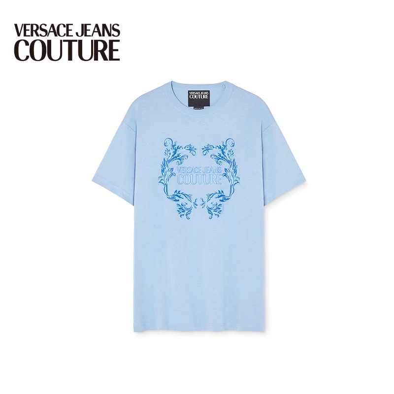 VERSACE JEANS COUTURE 男士Logo T恤