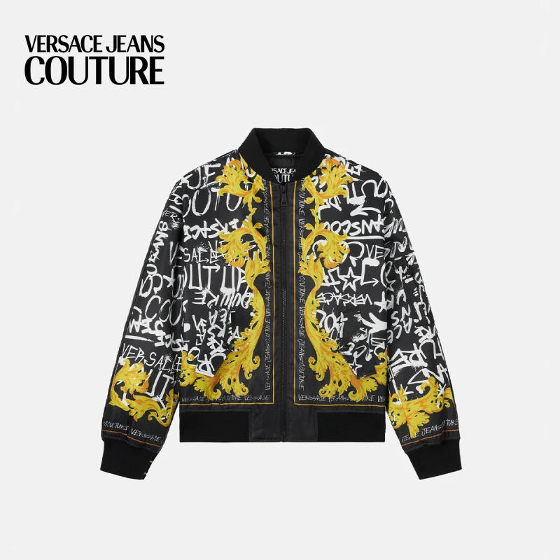 VERSACEJEANSCOUTURE男士潮流休闲棉服外套