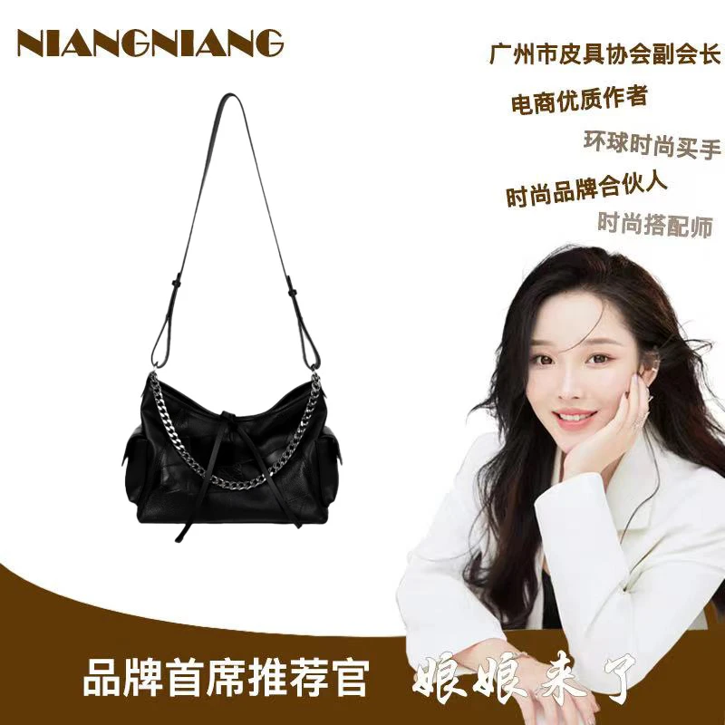 Lemon vetter经典纯色女士斜跨腋下单肩包H024-2061-1