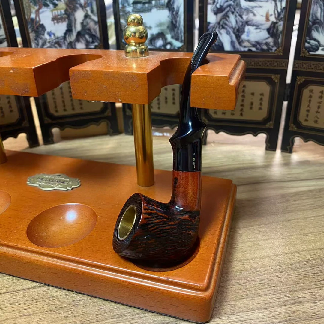 163纯手工石楠木烟斗