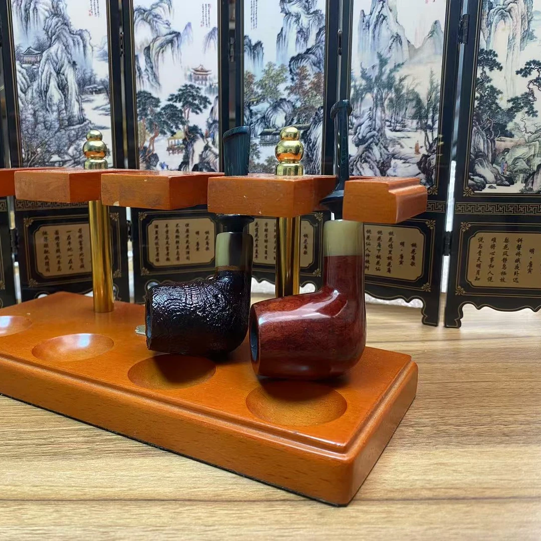 27纯手工石楠木烟斗