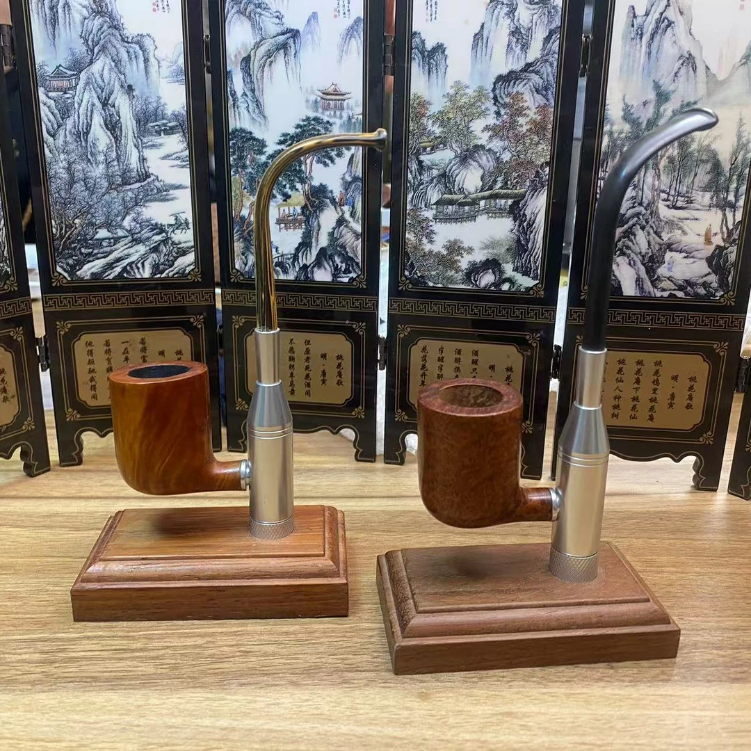 61纯手工石楠木烟斗