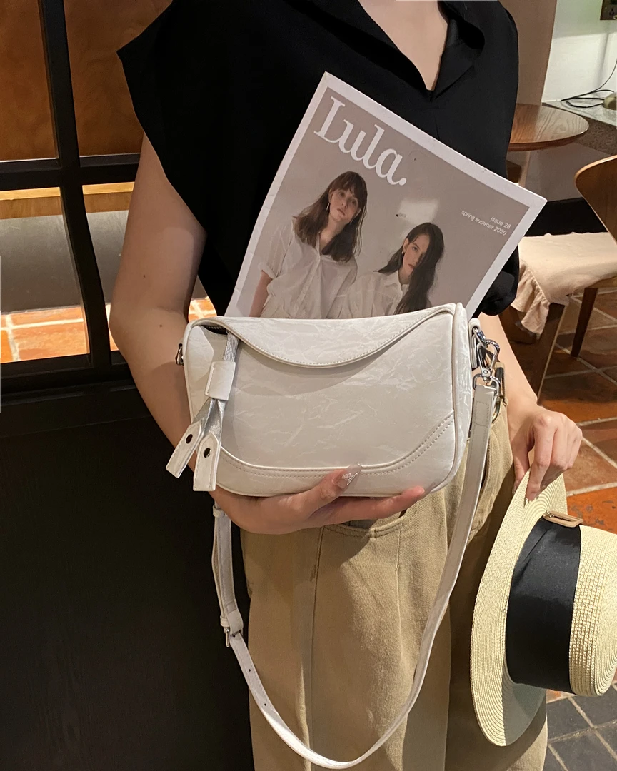 女包大容量小众百搭饺子包新中式女士单肩包斜挎包春夏款6832