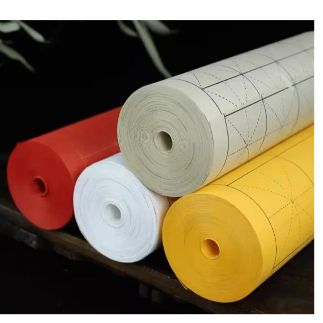 米字格宣纸长卷丝网长卷写字创作半生熟长卷