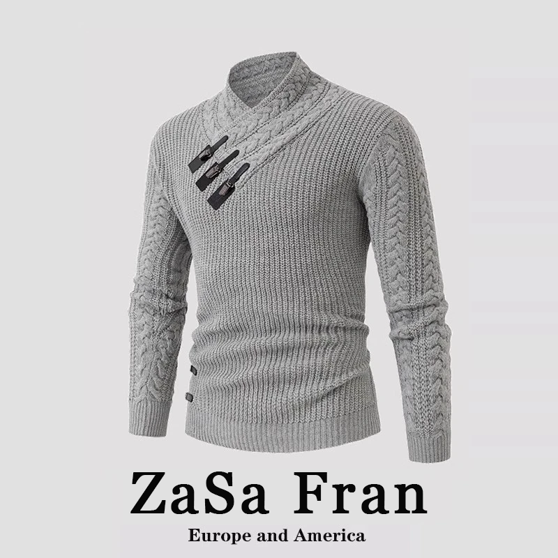 男士毛衣秋冬款漫威毒液半高领修身毛衣男潮牌长袖线衣保暖打底衫