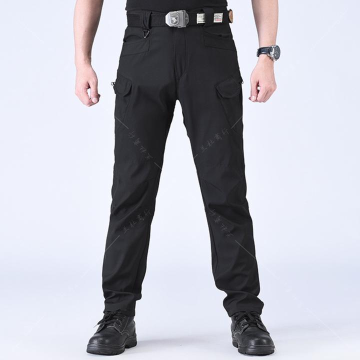 秋季上新户外拓展训练多口袋工装裤耐磨防泼水野营登山徒步冲锋裤