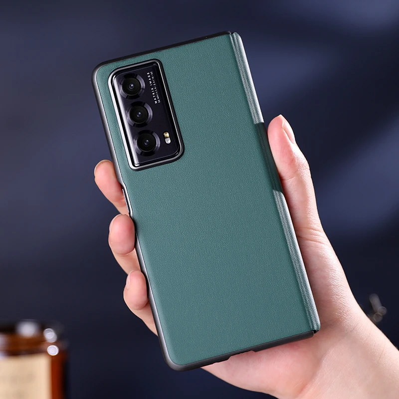 中轴磁吸荣耀Magic V2适用Magic V2至臻版手机壳肤感honorVs2皮质