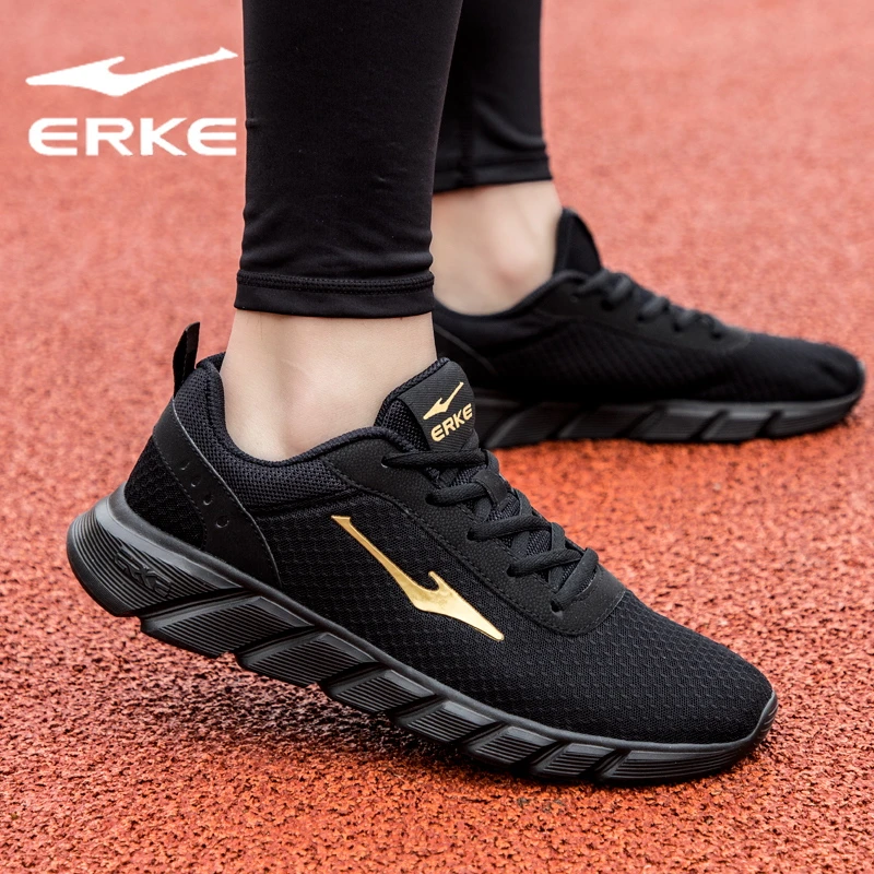 鸿星尔克男鞋秋季户外综训跑步鞋网名透气休闲缓震男士软底运动鞋