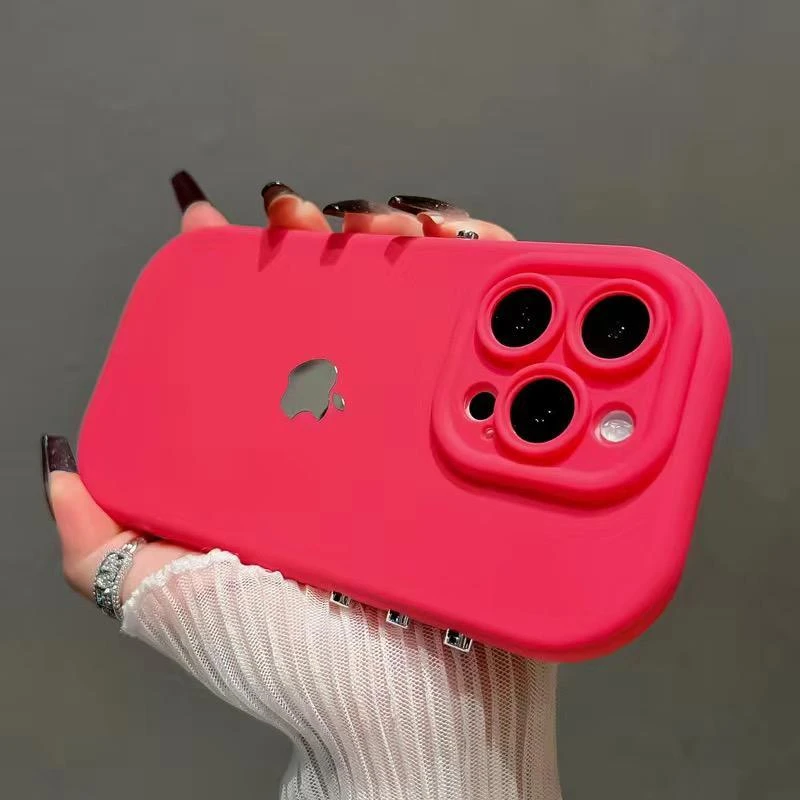 潮流纯色适用iPhone17Promax手机壳苹果14新款13软壳16pro/11防摔