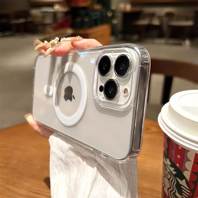 Magsafe磁吸壳适用苹果16手机壳iPhone15promax无线充电13/14Pro