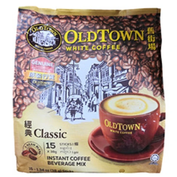 马来西亚原装进口OLDTOWN旧街场白咖啡三合一马版港版速溶咖啡粉