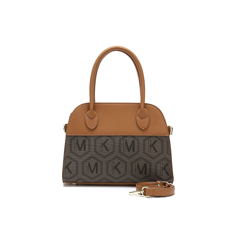 2024上新时尚气质印花托特包K-3321棕色