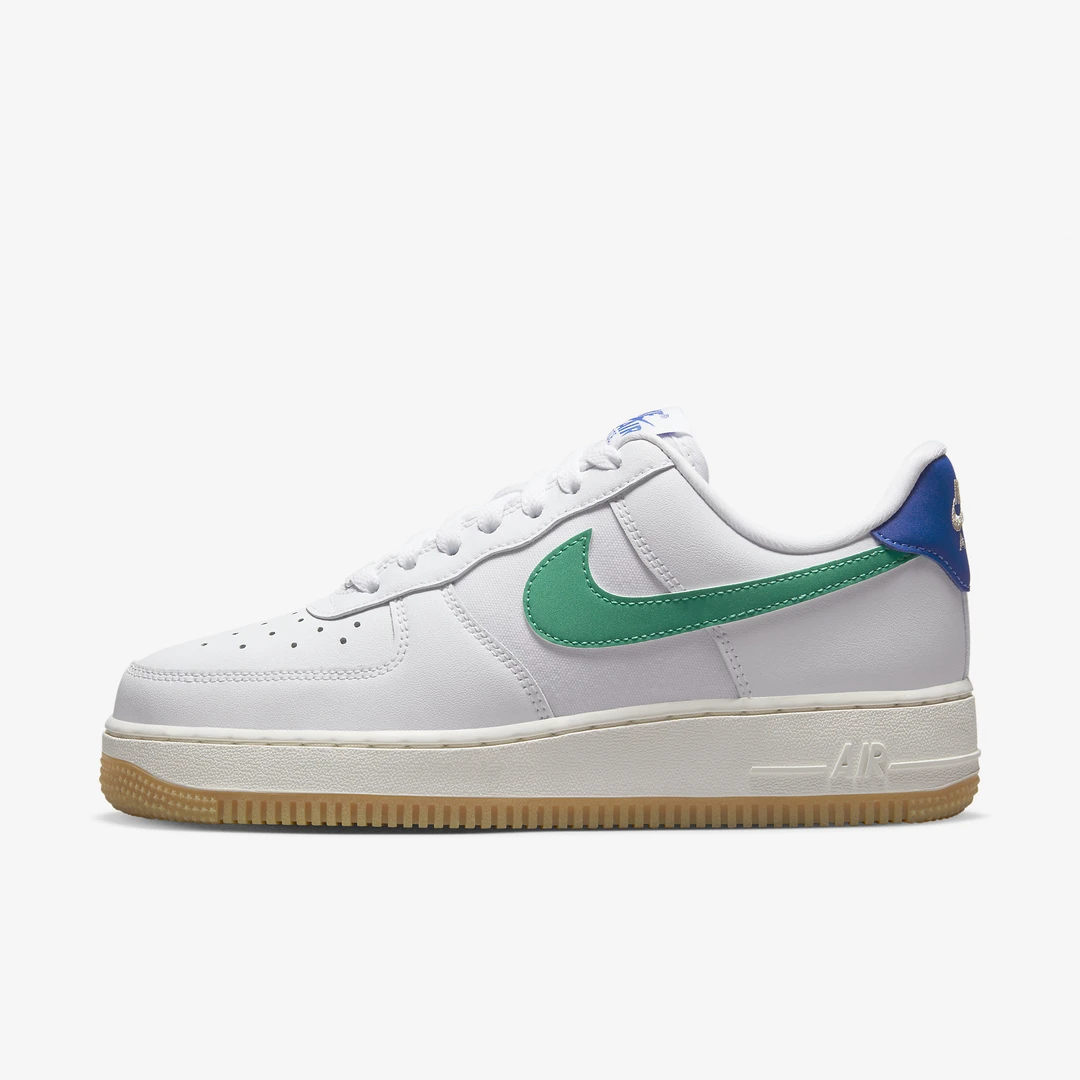 【N仓】Nike Air Force 1 低帮板鞋 女 青少年 白绿 DD8959-110