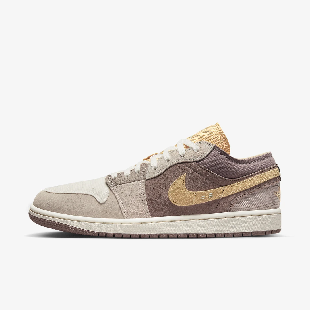 Air Jordan 1 Low AJ1 低帮 复古篮球鞋 米紫橙 DN1635-200