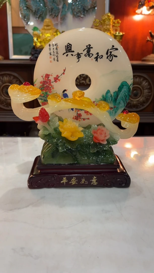 【闪购商品】树脂XA248家居摆件如图