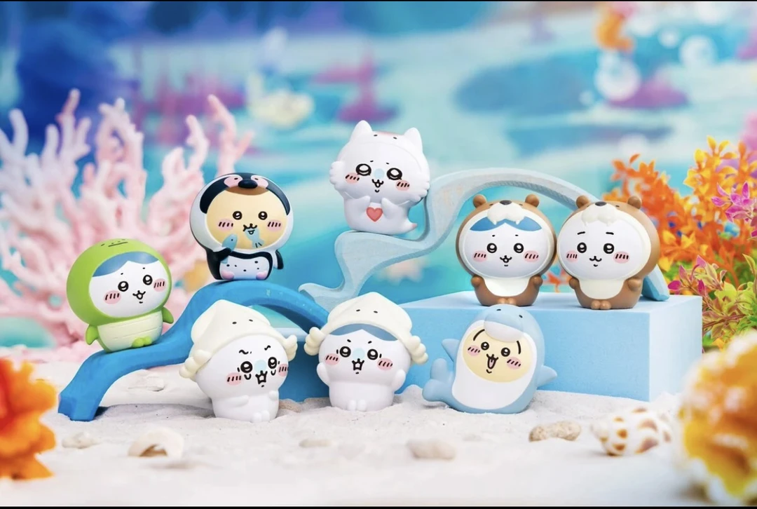 【三猫】Chiikawa水族馆指偶摆件盲盒