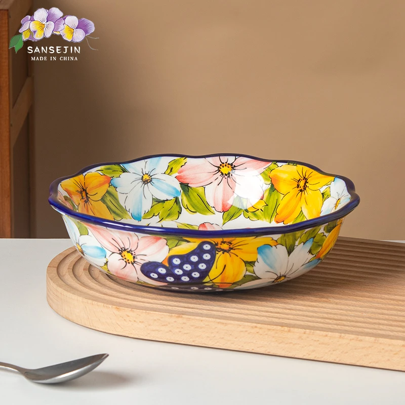 SANSEJIN芙蓉水仙9英寸汤盆