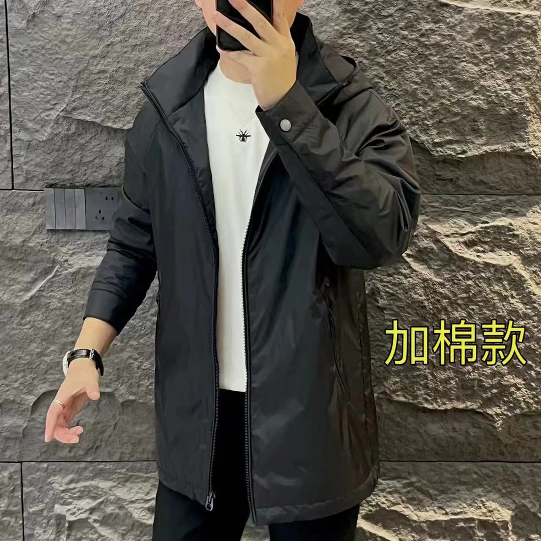 [加棉款] 新款高端男士潮流百搭个性简约休闲连帽夹克YSM867532